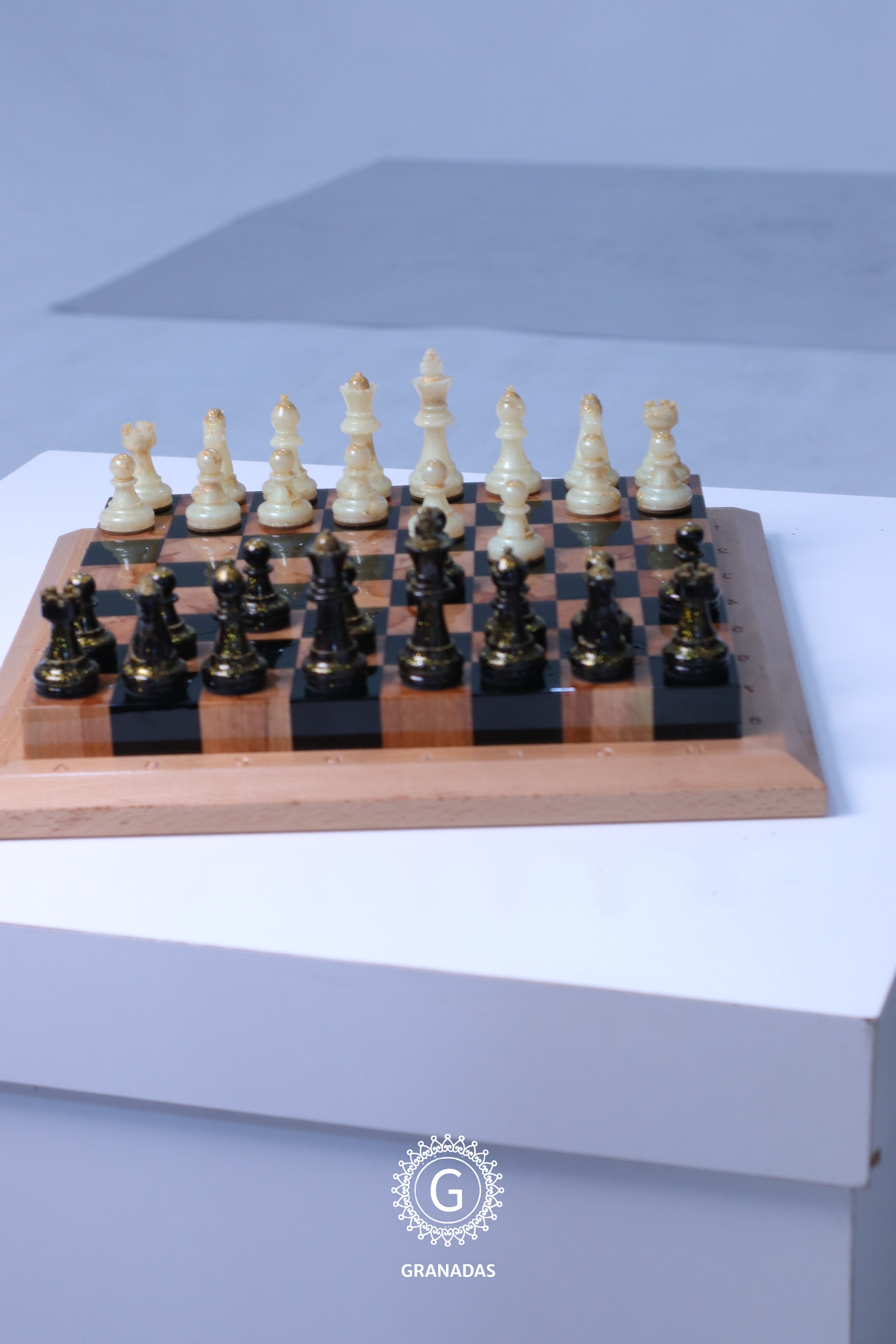 Emerald Elegance chess set Granadas.store