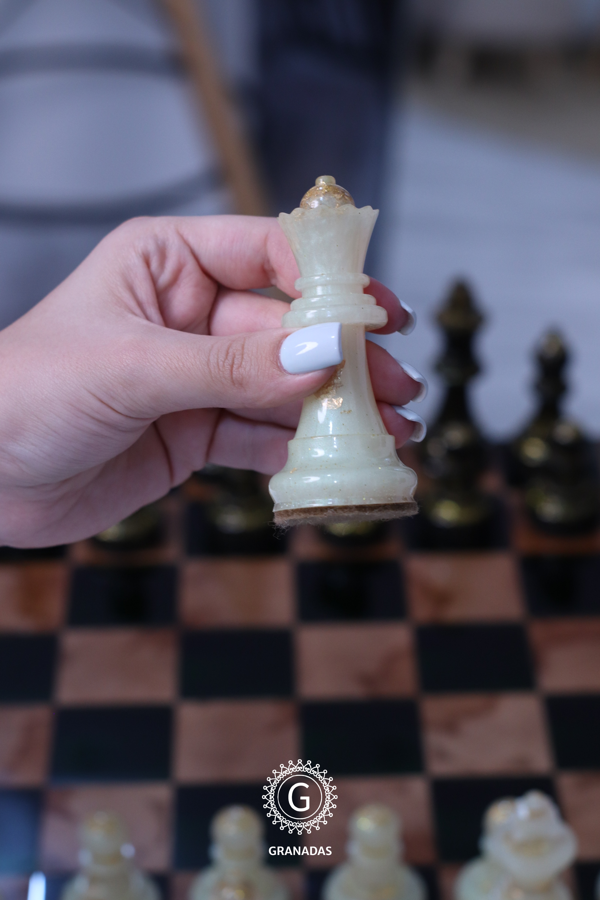 Emerald Elegance chess set Granadas.store