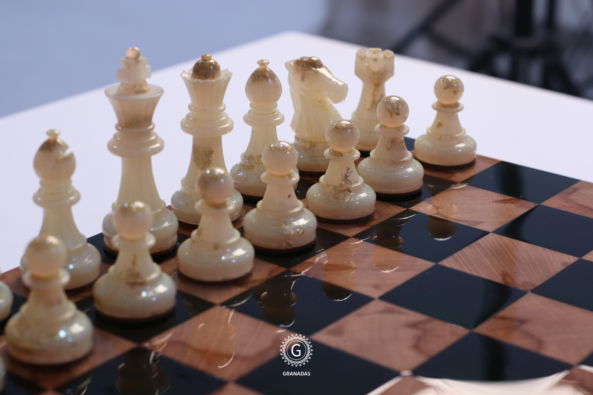 Emerald Elegance chess set Granadas.store