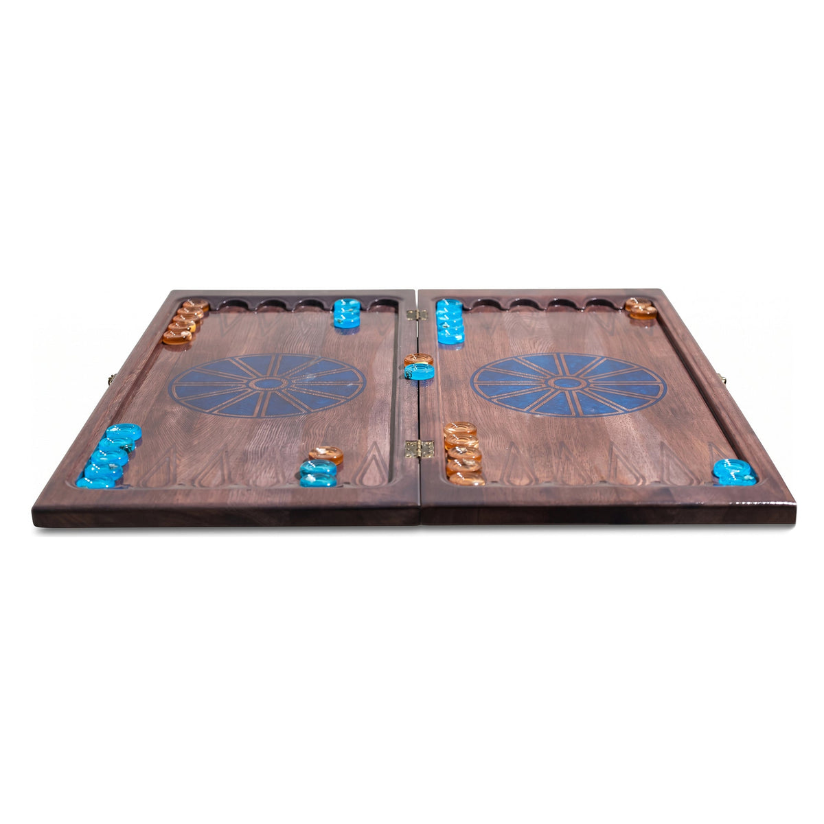 Granadas Backgammon Set – Handmade Wood & Resin Granadas.store