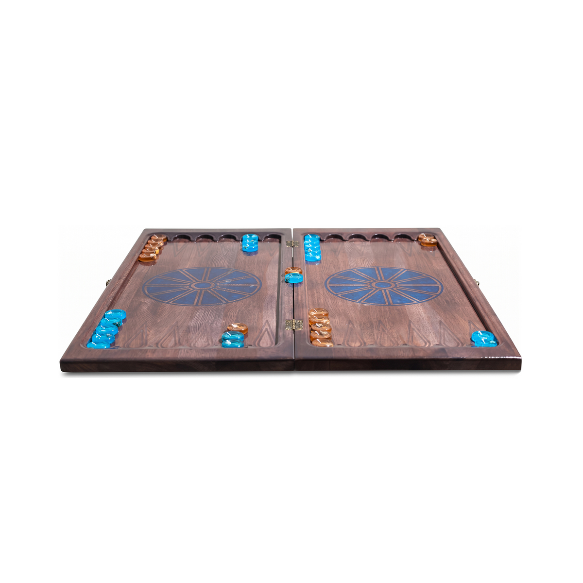 Granadas Backgammon Set – Handmade Wood & Resin Granadas.store